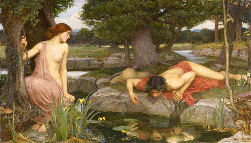 El Mito de Narciso, mitología griega